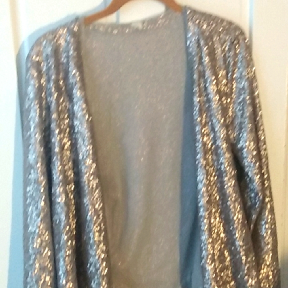 Sequin Silver Dinner Jacket